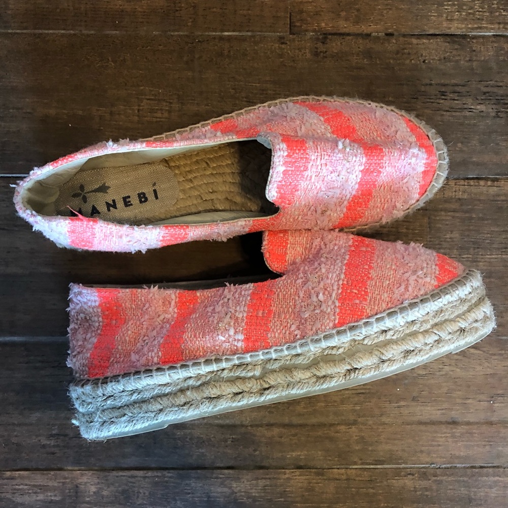 LIKE NEW Platform Pink Espadrilles
